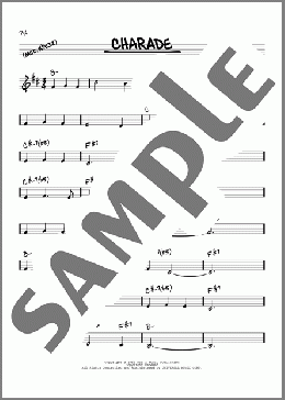 Charade(Henry Mancini) 楽譜 その他 ダウンロード