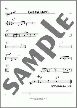 Green Haze(Miles Davis) 楽譜 その他 ダウンロード