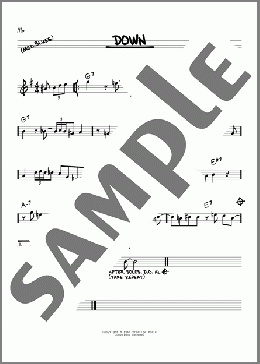Down(Miles Davis) 楽譜 その他 ダウンロード
