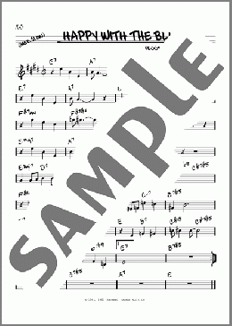 Happy With The Blues(Peggy Lee/Harold Arlen) 楽譜 その他 ダウンロード