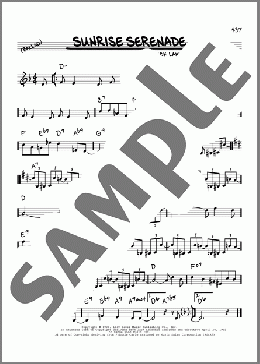 Sunrise Serenade(Frankie Carle/Jack Lawrence/Frankie Carle and Jack Lawrence) 楽譜 その他 ダウンロード