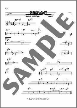 Symphony(Jack Lawrence/Alex Alstone/Andre Tabet/Roger Bernstein) 楽譜 その他 ダウンロード