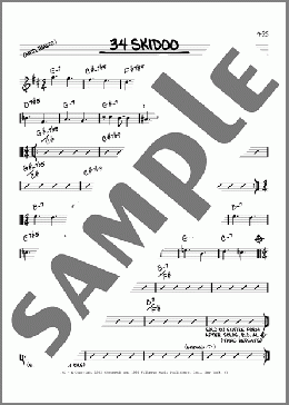 34 Skidoo(Bill Evans) 楽譜 その他 ダウンロード