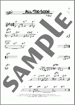 All Too Soon(Carl Sigman/Duke Ellington) 楽譜 その他 ダウンロード