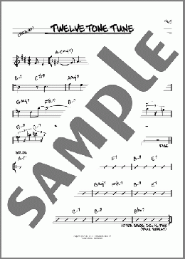 Twelve Tone Tune(Bill Evans) 楽譜 その他 ダウンロード