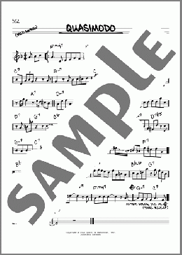 Quasimodo(Charlie Parker) 楽譜 その他 ダウンロード