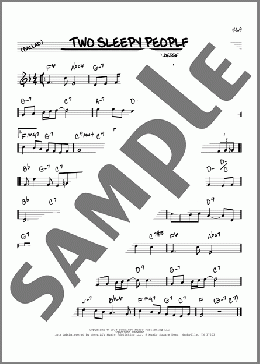 Two Sleepy People(Frank Loesser/Hoagy Carmichael) 楽譜 その他 ダウンロード
