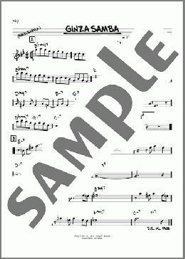 Ginza Samba(Vince Guaraldi) 楽譜 その他 ダウンロード
