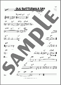 Ole Buttermilk Sky(Jack Brooks/Hoagy Carmichael) 楽譜 その他 ダウンロード