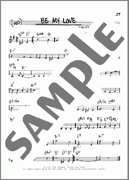Be My Love(Sammy Cahn/Nicholas Brodszky) 楽譜 その他 ダウンロード