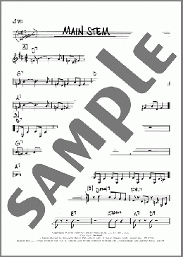 Main Stem(Duke Ellington) 楽譜 その他 ダウンロード