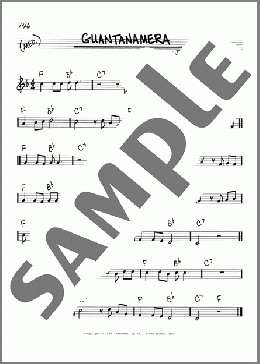 Guantanamera(Pete Seeger/Jose Fernandez Diaz/Hector Angulo/Julian Orbon/based on a poem by Jose Marti) 楽譜 その他 ダウンロード