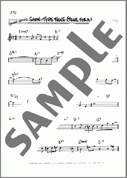 Show-Type Tune (Tune For A Lyric)(Bill Evans) 楽譜 その他 ダウンロード