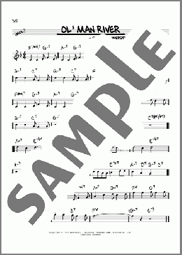 Ol' Man River(Jerome Kern/Oscar Hammerstein II/Oscar Hammerstein II & Jerome Kern) 楽譜 その他 ダウンロード
