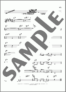 Who?(Jerome Kern/Otto Harbach/Oscar Hammerstein II/Oscar Hammerstein II & Jerome Kern) 楽譜 その他 ダウンロード