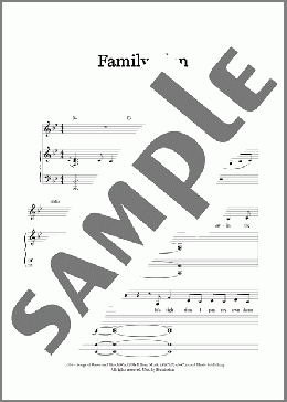 Family Plan(Shaina Taub) 楽譜 ピアノ & ボーカル ダウンロード