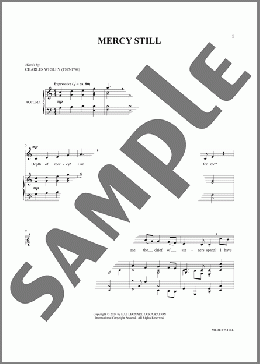 Mercy Still (from My Alleluia: Vocal Solos for Worship)(Charles Wesley/Nicole Elsey) 楽譜 ピアノ & ボーカル ダウンロード