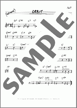 Orbit(Bill Evans) 楽譜 その他 ダウンロード