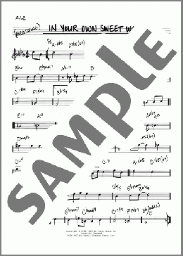 In Your Own Sweet Way(Dave Brubeck) 楽譜 その他 ダウンロード