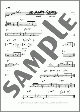 So Many Stars(Alan Bergman/Sergio Mendes/Marilyn Bergman) 楽譜 その他 ダウンロード