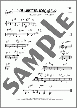 You Must Believe In Spring(Alan Bergman/Michel LeGrand/Marilyn Bergman) 楽譜 その他 ダウンロード