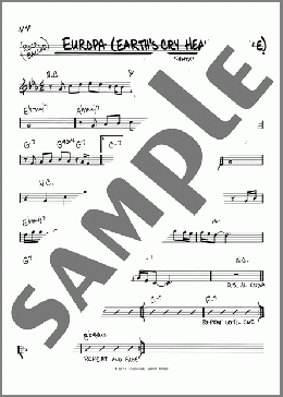 Europa(Santana) 楽譜 その他 ダウンロード