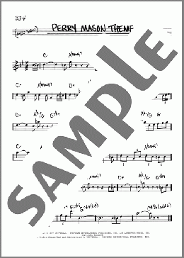 Perry Mason Theme(Fred Steiner) 楽譜 その他 ダウンロード
