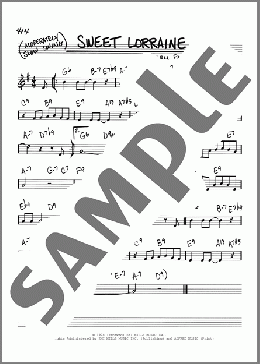 Sweet Lorraine(Mitchell Parish/Cliff Burwell) 楽譜 その他 ダウンロード