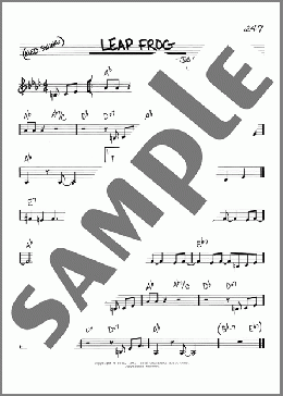 Leap Frog(Chuck Alaimo Quartet) 楽譜 その他 ダウンロード