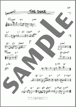 The Duke(Dave Brubeck) 楽譜 その他 ダウンロード