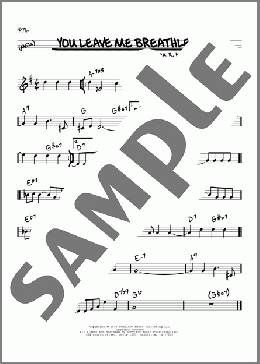 You Leave Me Breathless(Joe Williams/Tommy Dorsey & His Orchestra) 楽譜 その他 ダウンロード
