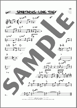 Spartacus - Love Theme(Alex North) 楽譜 その他 ダウンロード