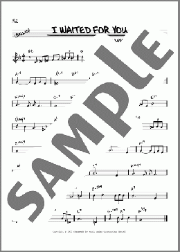 I Waited For You(Dizzy Gillespie) 楽譜 その他 ダウンロード