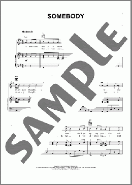 Somebody(Depeche Mode) 楽譜 ピアノ & ボーカル & ギター ダウンロード