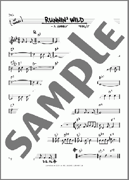 Runnin' Wild(Joe Grey/Leo Woods/A. Harrington Gibbs) 楽譜 その他 ダウンロード