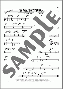 Black Butterfly(Irving Mills/Duke Ellington/Ben Carruthers) 楽譜 その他 ダウンロード