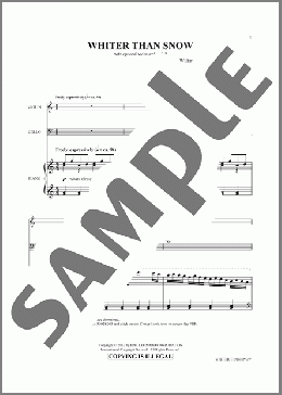 Whiter Than Snow (from Images: Sacred Piano Reflections)(William G. Fischer/James L. Nicholson) 楽譜 ピアノ（ソロ） ダウンロード