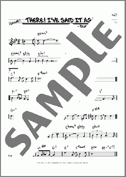 There! I've Said It Again(Bobby Vinton/Vaughn Monroe) 楽譜 その他 ダウンロード