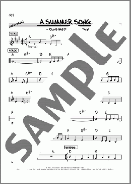 A Summer Song(David Lanz) 楽譜 その他 ダウンロード