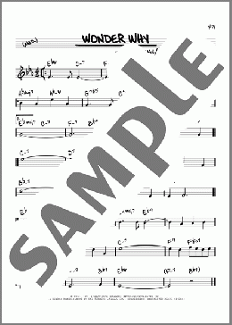 Wonder Why(Sammy Cahn/Nicholas Brodszky) 楽譜 その他 ダウンロード