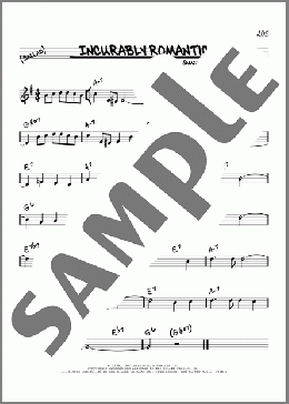 Incurably Romantic(Sammy Cahn/James Van Heusen) 楽譜 その他 ダウンロード