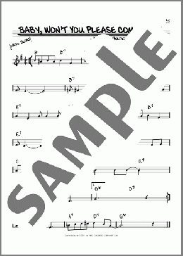 Baby, Won't You Please Come Home(Bessie Smith) 楽譜 その他 ダウンロード