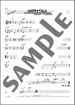 Happy Talk(Richard Rodgers/Oscar Hammerstein II/Rodgers & Hammerstein) 楽譜 その他 ダウンロード
