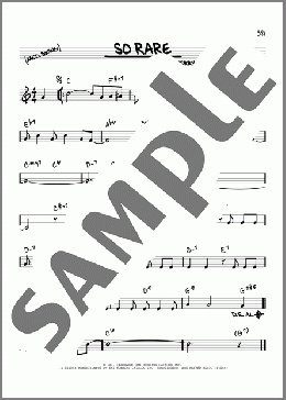 So Rare(Jimmy Dorsey) 楽譜 その他 ダウンロード