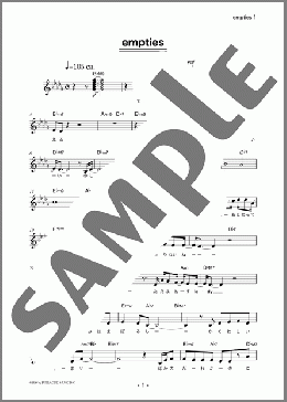 empties(ぷにぷに電機 / Shin Sakiura) 楽譜 メロディ ダウンロード