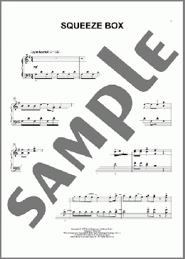 Squeeze Box [Classical version] (arr. Phillip Keveren)(The Who) 楽譜 ピアノ（ソロ） ダウンロード