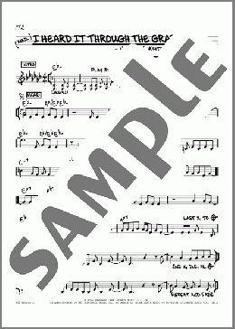 I Heard It Through The Grapevine(Marvin Gaye) 楽譜 その他 ダウンロード
