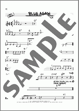 Blue Again(Jimmy McHugh/Dorothy Fields/Jimmy McHugh and Dorothy Fields) 楽譜 その他 ダウンロード