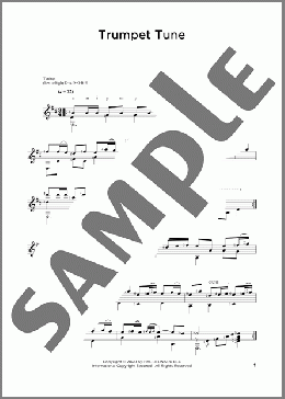 Trumpet Tune(Henry Purcell) 楽譜 ギター（その他） ダウンロード