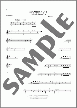 Mambo No. 5 (A Little Bit Of...)(Lou Bega) 楽譜 その他 ダウンロード